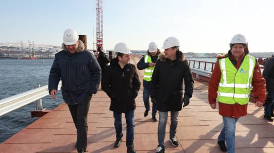 Глава Минвостокразвития России Алексей Чекунков: «Мы будем и дальше поддерживать строительство порта «Лавна», чтобы проект был реализован в полной мере»